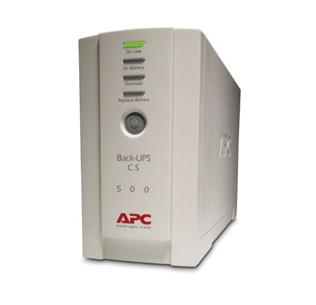 APC Back-UPS 500VA/300W Standby UPS, Tower, 230V/10A Input, 4x IEC C13 Outlets, Lead Acid Battery, User Replaceable Battery - Leader Electronics
