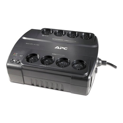 APC Back-UPS 700VA/405W Power-Saving UPS, Desk Top, 230V/10A Input, 8x Aus Outlets, Lead Acid Battery, User Replaceable Battery - Leader Electronics