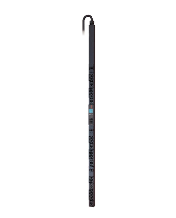 APC Netshelter Metered Rack PDU, 0U, 230V/24A Input, 12x IEC C19 & 30x IEC C13 Outlets - Leader Electronics