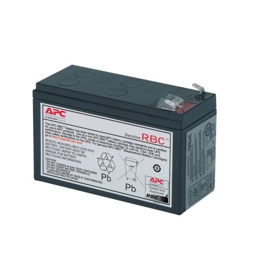 APC Replacement Battery Cartridge 17, Suitable For BE650G1, BE750G, BR700G, BE850M2, BE850G2, BX850M, BE650G, BN600, BN700MC, BN900M - Leader Electronics