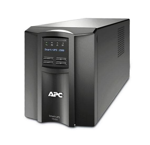 APC Smart-UPS 1500VA/1000W Line Interactive UPS, Tower, 230V/10A Input, 8x IEC C13 Outlets, Lead Acid Battery, SmartConnect Port+SmartSlot, AVR, LCD - Leader Electronics