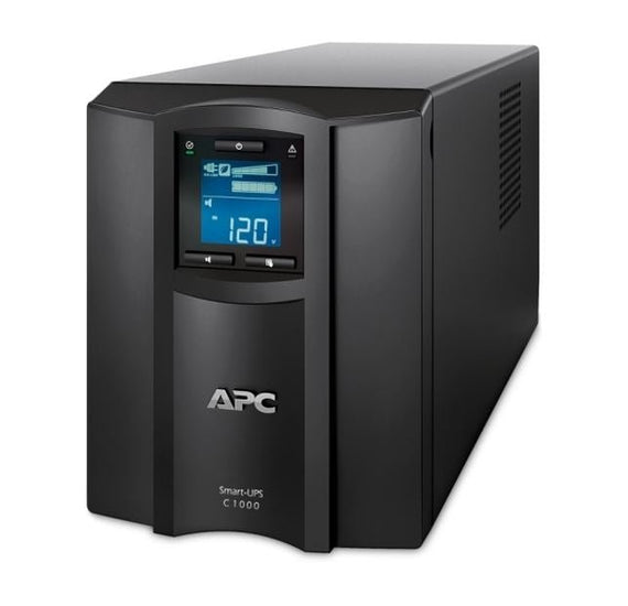 APC Smart-UPS C 1000VA/600W Line Interactive UPS, Tower, 230V/10A Input, 8x IEC C13 Outlets, Lead Acid Battery, SmartConnect Port - Leader Electronics