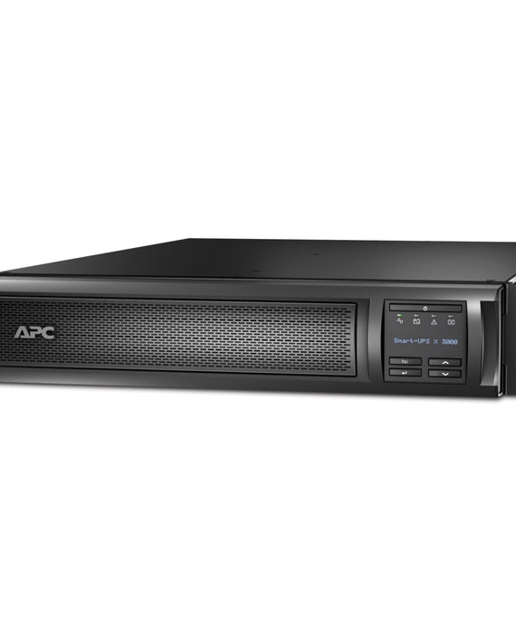 APC Smart-UPS X 3000VA/2700W Line Interactive UPS, 2U RM/Tower, 230V/16A Input, 1x IEC C19 & 8x IEC C13 Outlets, Lead Acid Battery, SmartSlot - Leader Electronics