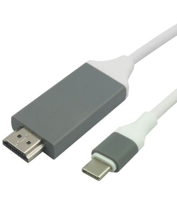 Astrotek 2m USB 3.1 Type C (USB-C) to HDMI Adapter Converter Cable Male to Male for for iPad Pro Macbook Air Samsung Galaxy MS Surface Dell XPS - Leader Electronics