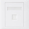 Astrotek CAT5e RJ45 Wall Face Plate 86x86mm 1 Port Socket Kit - Leader Electronics