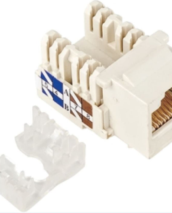 Astrotek CAT5e UTP Network Keystone Jack for Socket kit 10ps per pack Poly Bag White LS - Leader Electronics