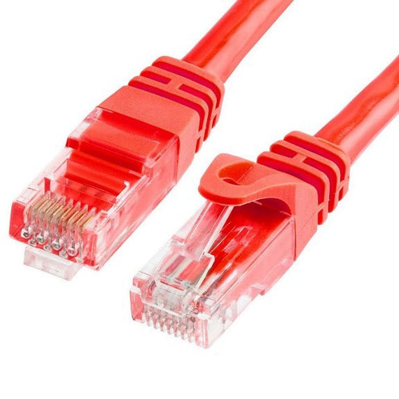 Astrotek CAT6 Cable 5m - Red Color Premium RJ45 Ethernet Network LAN UTP Patch Cord 26AWG CU Jacket - Leader Electronics