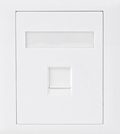 Astrotek CAT6 RJ45 Network Wall Face Plate Outlets 86x86mm 1 Port Socket Kit - Leader Electronics