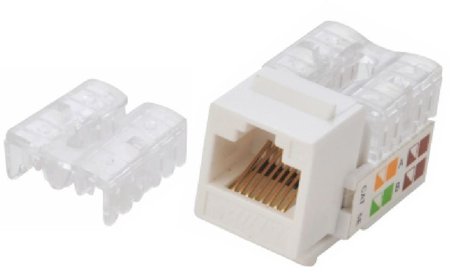 Astrotek CAT6 UTP Outlets Network Keystone Jack for Socket kit 10pcs per pack Poly Bag White LS - Leader Electronics