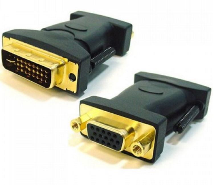 Astrotek DVI to VGA Adapter Converter 24+5 pins Male to 15 pins Female Gold Plated - Leader Electronics
