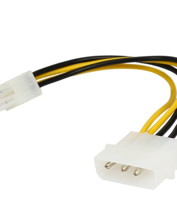 Astrotek Internal Power Molex Cable 20cm - 4 pins to 8 pins ATX EPS 12V Motherboard Power Supply Adapter Converter - Leader Electronics