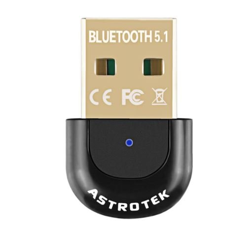 Astrotek Mini USB Bluetooth Receiver Dongle Wireless Adapter V5.0 3Mbps for PC Laptop Keyboard Mouse Mobile Headset Headphone Speaker - Leader Electronics