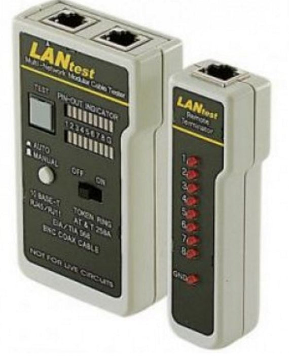 Astrotek RJ45 RJ11 Coaxial Network Ethernet LAN Phone Cable Tester Wire Tracker - Leader Electronics