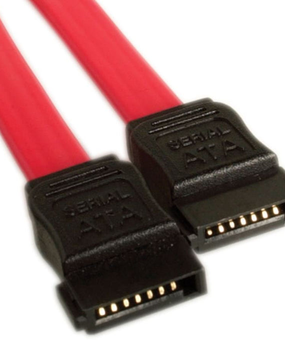 Astrotek Serial ATA SATA 2 Data Cable 50cm 7 pins to 7 pins Straight 26AWG Red ~CB8W-FC-5031 CB8W-FC-5075 - Leader Electronics