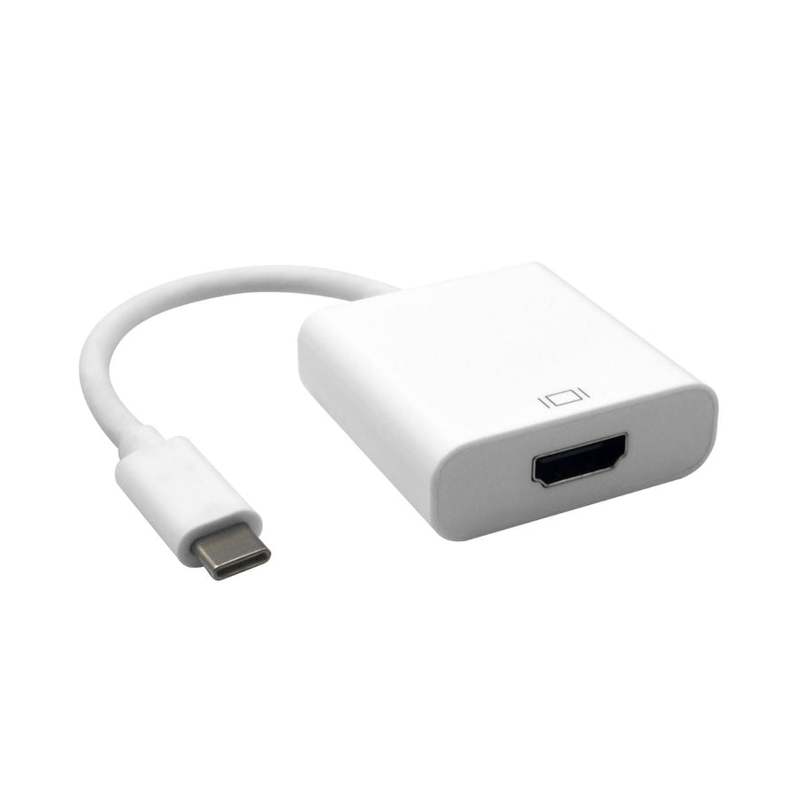 Astrotek Thunderbolt USB 3.1 Type C (USB-C) to HDMI Video Adapter Converter Male to Female for Apple Macbook Chromebook Pixel White - Leader Electronics