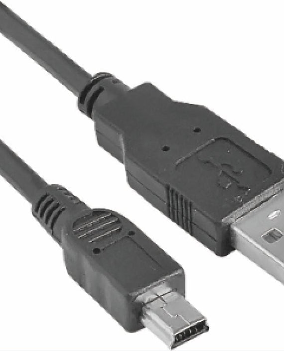 Astrotek USB 2.0 Cable 1m - Type A Male to Mini B 5 pins Male Black Colour RoHS - Leader Electronics
