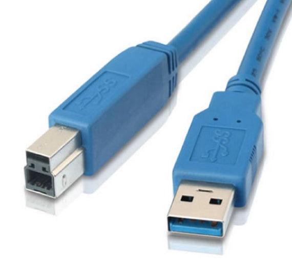 Astrotek USB 3.0 Printer Cable 1m - AM-BM Type A to B Male to Male Blue Colour for External HDD Printer Scanner Docking Station ~CBAT-USB3-AB-2M - Leader Electronics
