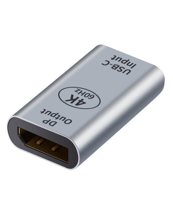 Astrotek USB-C to DP DisplayPort Female to Female Adapter support 4K@60Hz for iPad Pro Macbook Air Samsung Galaxy MS Surface Dell XPS - Leader Electronics
