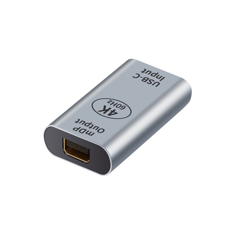 Astrotek USB-C to Mini DP DisplayPort Female to Female Adapter support 4K@60Hz for iPad Pro Macbook Air Samsung Galaxy MS Surface Dell XPS - Leader Electronics