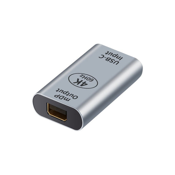 Astrotek USB-C to Mini DP DisplayPort Female to Female Adapter support 4K@60Hz for iPad Pro Macbook Air Samsung Galaxy MS Surface Dell XPS - Leader Electronics