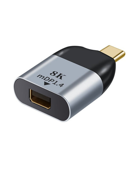 Astrotek USB-C to Mini DP DisplayPort Male to female adapter support 8K@60Hz 4K@60Hz for iPad Pro Macbook Air Samsung Galaxy MS Surface Dell XPS - Leader Electronics