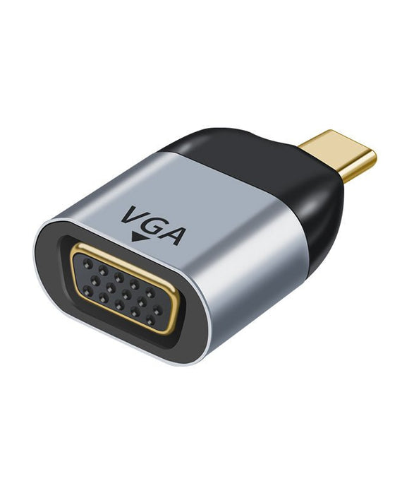 Astrotek USB-C to VGA Male to Female Adapter support 1080P@60Hz QXGA QWXGA WUXGA UXGA for iPad Pro Macbook Air Samsung Galaxy MS Surface Dell XPS - Leader Electronics