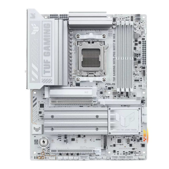 ASUS AMD TUF GAMING X870-PRO WIFI7 W NEO, AM5,X870,4DDR5 256GB,PCIe5.0,M.2x4,WiFi7,BT5.4,5GbE,USB4x2,HDMI,ATX,3yr wty - Leader Electronics