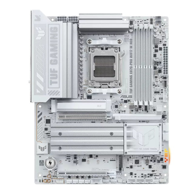 ASUS AMD TUF GAMING X870-PRO WIFI7 W NEO, AM5,X870,4DDR5 256GB,PCIe5.0,M.2x4,WiFi7,BT5.4,5GbE,USB4x2,HDMI,ATX,3yr wty - Leader Electronics