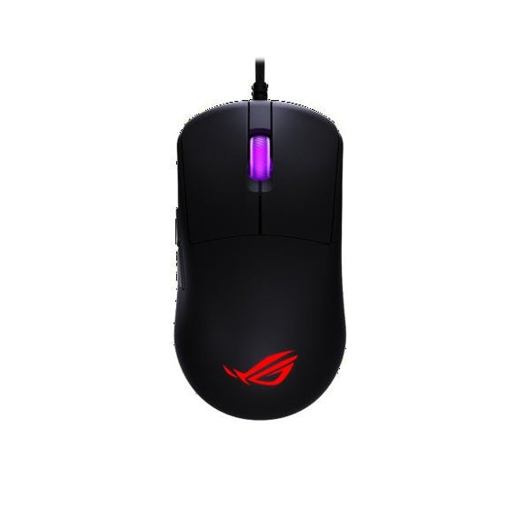 ASUS ROG Harpe Mini Core Gaming Mouse - Black, wired USB, ROG Micro Switch II, 1000Hz, RGB LED, AURA Sync, paracord cable - Leader Electronics