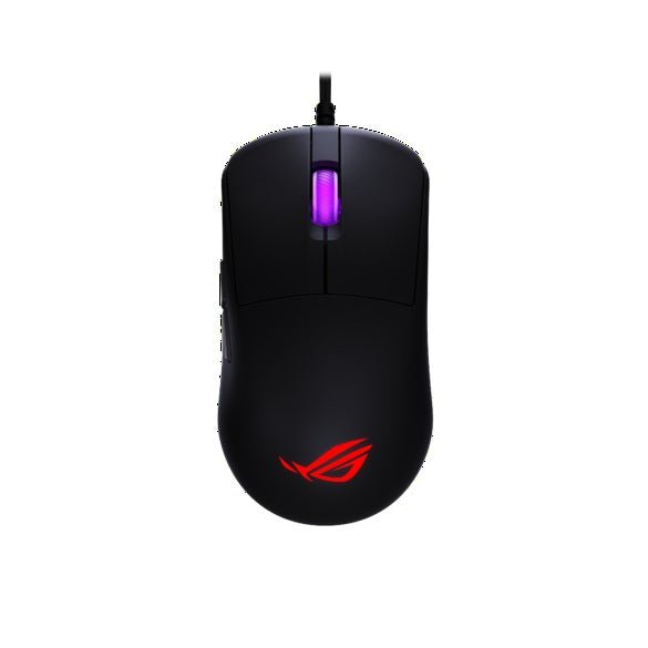 ASUS ROG Harpe Mini Core Gaming Mouse - Black, wired USB, ROG Micro Switch II, 1000Hz, RGB LED, AURA Sync, paracord cable - Leader Electronics