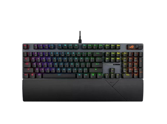 ASUS ROG Strix Scope II X Strom Gaming Keyboard, Hot-swappable ROG NX Mechanical Switches V2, Sound-dampening foam PBT doubleshot keycaps or UV-coated - Leader Electronics