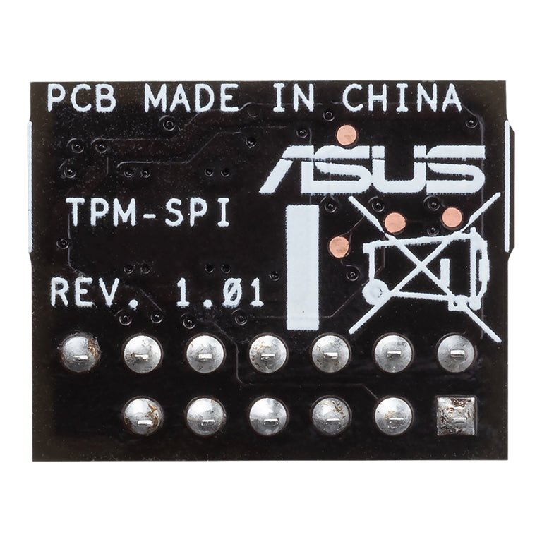 ASUS TPM-SPI Trusted Platform Module, Serial Peripheral Interface, Hardware-based Security, Supports TPM 2.0 for Windows 11 - Leader Electronics