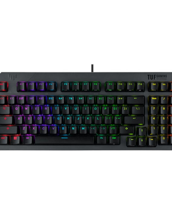 ASUS TUF Gaming K3 Gen II Optical-Mechanical RGB Keyboard, IP57 Waterproof & Dust Resistance, Compact 97-key Layout, Silicone Gasket Mount - Leader Electronics
