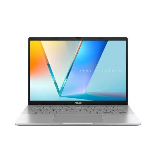 ASUS VivoBook S14 14' WUXGA OLED Notebook Intel Core Ultra 7 355 DDR5 Panther Lake 32GB 1TB SSD Silver Win 11 Home 49 TOPs 1Y Warranty - Leader Electronics