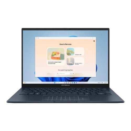 ASUS Zenbook 14 14' WUXGA OLED Notebook Intel Core Ultra 7 255H DDR5X 16GB 1TB SSD Blue Win 11 Home 1.22kg 1Y Warranty - Leader Electronics