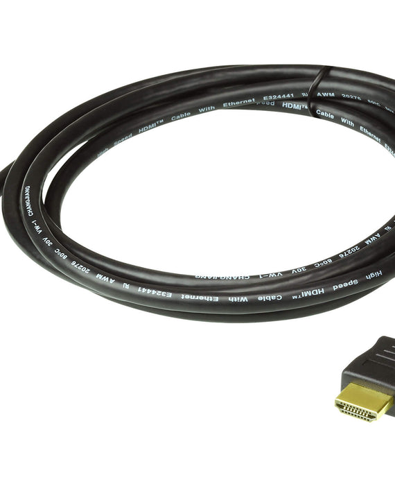 Aten 20m High Speed HDMI Cable with Ethernet, supports up to 4096 x 2160 @ 30Hz, High quality tinned copper wire to with Gold-plated connectors - Leader Electronics