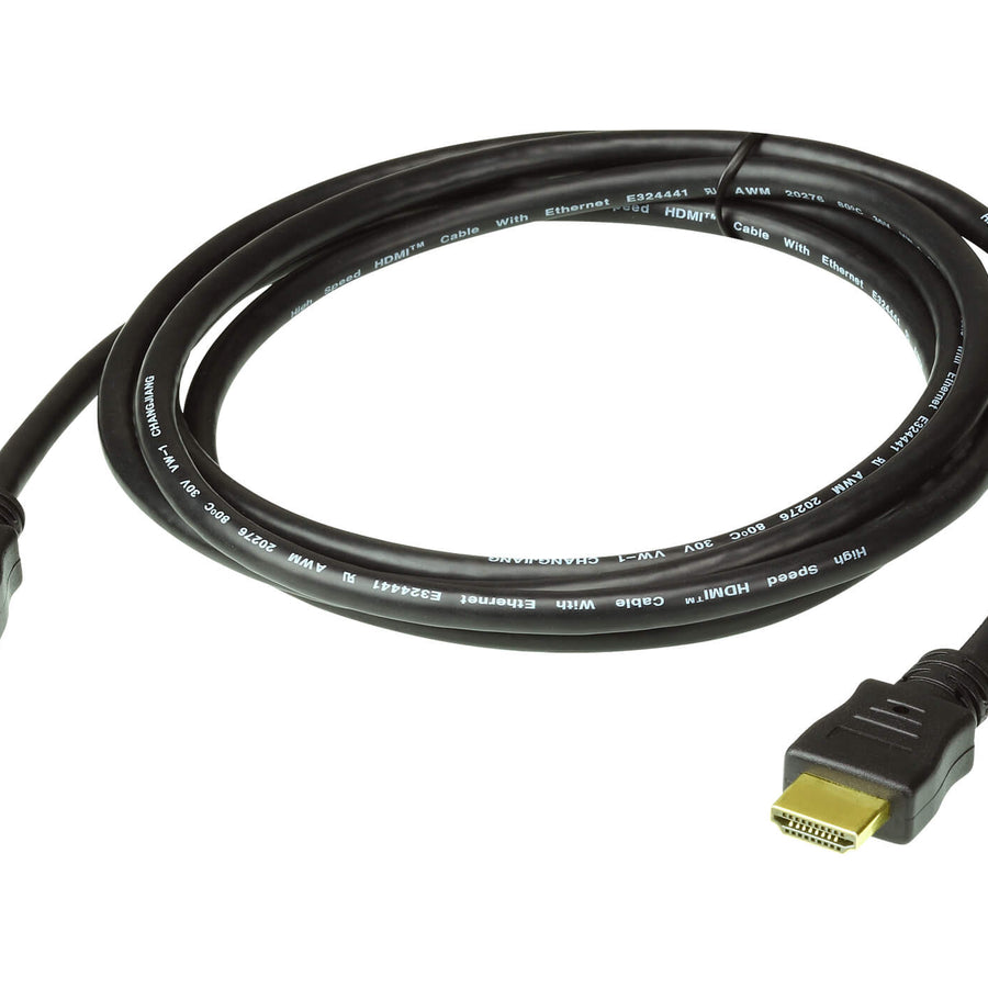 Aten 20m High Speed HDMI Cable with Ethernet, supports up to 4096 x 2160 @ 30Hz, High quality tinned copper wire to with Gold-plated connectors - Leader Electronics