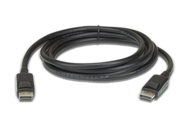 Aten 3m DisplayPort Cable, supports up to 8K (7680 x 4320 @ 60Hz), DP 1.4, High Bit Rate 3 (HBR3) bandwidth of 32.4 Gbps - Leader Electronics