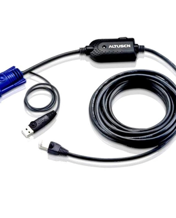Aten KVM Cable Adapter with RJ45 Male 4.5M cable to VGA & USB to suit KH and KL series except KL1108V/KL1116V - Leader Electronics