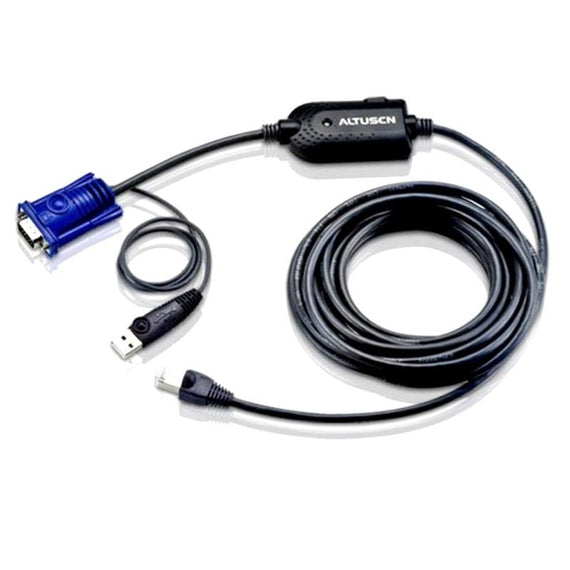 Aten KVM Cable Adapter with RJ45 Male 4.5M cable to VGA & USB to suit KH and KL series except KL1108V/KL1116V - Leader Electronics