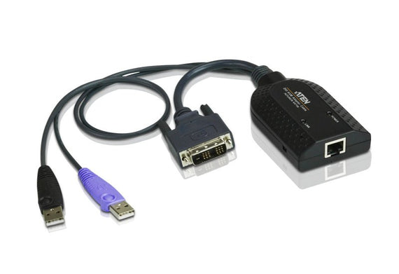 Aten KVM Cable Adapter with RJ45 to DVI, USB for KH, KL, KM and KN series - Leader Electronics