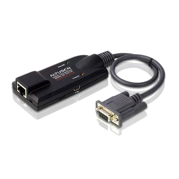 Aten KVM Cable Adapter with RJ45 to Serial Console to suit KN21xxV, KN41xxV, KN21xx, KN41xx, KM series - Leader Electronics