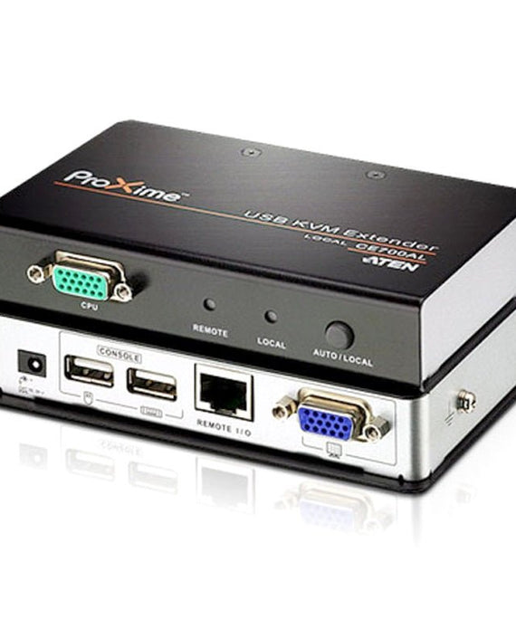 Aten KVM Extender Kit VGA/USB Cat 5 Extender w/ Local Access, 1920x1200@60Hz 30m, 1600x1200@60Hz 100m, 1280x1024@60Hz 150m - Leader Electronics