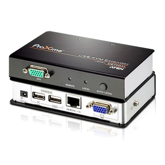 Aten KVM Extender Kit VGA/USB Cat 5 Extender w/ Local Access, 1920x1200@60Hz 30m, 1600x1200@60Hz 100m, 1280x1024@60Hz 150m - Leader Electronics