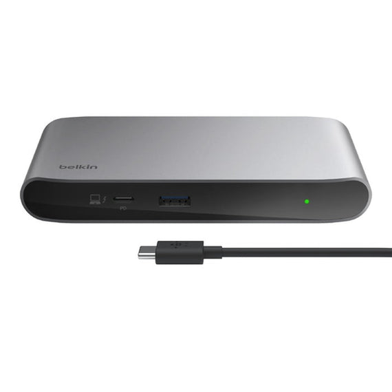 Belkin Connect Thunderbolt 4, 5-in-1 Core Hub + 150W PSU - Space Grey (INC013AUSGY), 96W PD, 40 Gbps, 4x Thunderbolt, 1x USB-A (3.2 Gen 2), 2 Years - Leader Electronics