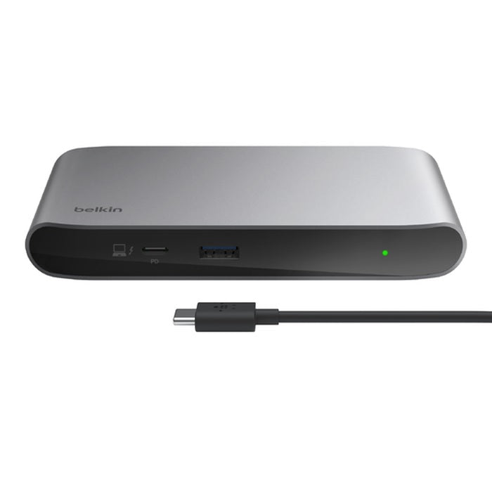 Belkin Connect Thunderbolt 4, 5-in-1 Core Hub + 150W PSU - Space Grey (INC013AUSGY), 96W PD, 40 Gbps, 4x Thunderbolt, 1x USB-A (3.2 Gen 2), 2 Years - Leader Electronics