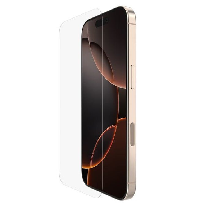 Belkin ScreenForce UltraGlass 2 Apple iPhone 17/ iPhone 16 Pro (6.3') Screen Protector - Clear (OVA157fq), Drop Protection (2.2M), 2 Years Warranty - Leader Electronics