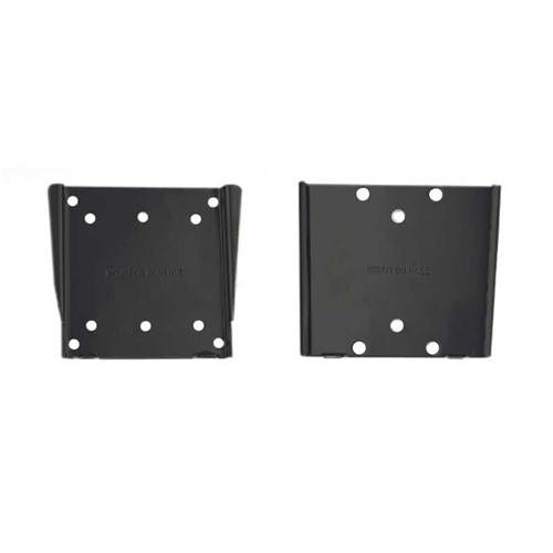Brateck 2 Piece LCD Wall Mount VESA 50mm/75mm/100mm 13' -27'up to 30 Kg, Fine Texture Black, 15x140x120mm - Leader Electronics