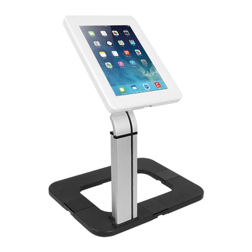 Brateck Anti-theft Countertop Tablet Kiosk Stand with Aluminum Base Fit Screen Size 9.7'-10.1' 368x277x481mm Anti-theft Lock with a Key (LS) - Leader Electronics