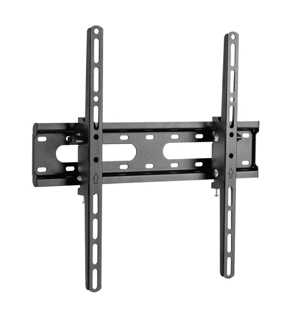 Brateck KL31-44T Super Economy Tilt TV Wall Mount, Fit Screen Size: 32'-70' Up to 45 KG, Fine Texture Black,53x435x420mm (new) - Leader Electronics